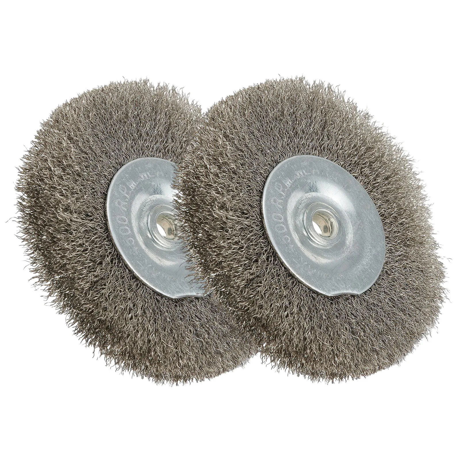 75mm Crimped Wheel Drill Brush Stainless Steel Wire Wheel Brush For Angle Grinder 0.52in Bore Deburring Rust Scale Tools
75mm Crimped Wheel Drill Brush Stainless Steel Wire Wheel Brush For Angle Grinder 0.52in Bore Deburring Rust Scale Tools