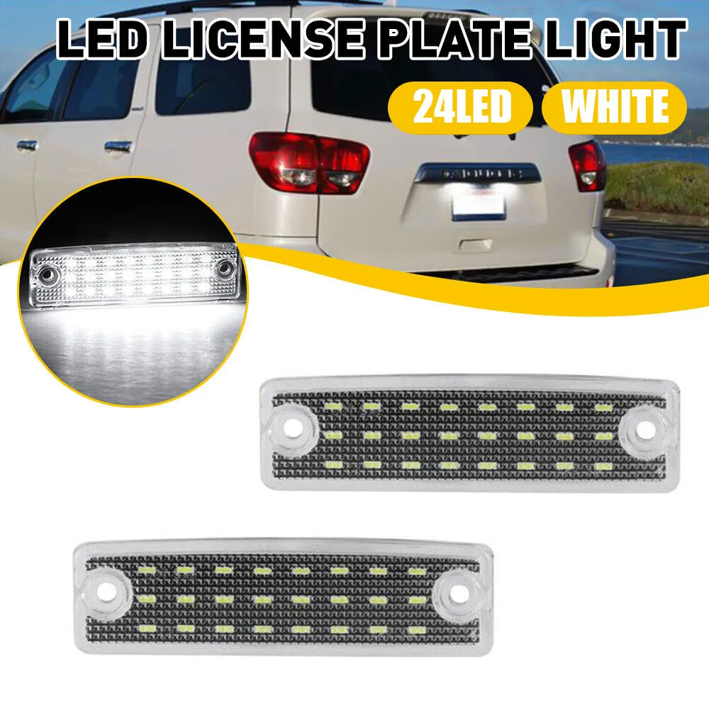 2pcs Bright LEDs White License Plate Tag Light License Plate Light Assembly for 1996-2022 Toyota 4Runner 2001-2022 Sequoia
2pcs Bright LEDs White License Plate Tag Light License Plate Light Assembly for 1996-2022 Toyota 4Runner 2001-2022 Sequoia