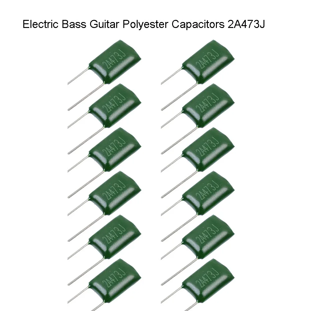 Top notch Electric Bass Guitar Polyester Capacitors 12 Pieces Four Different Types Perfect for Guitar Fine Tuning and Upgrading
Top notch Electric Bass Guitar Polyester Capacitors 12 Pieces Four Different Types Perfect for Guitar Fine Tuning and Upgrading