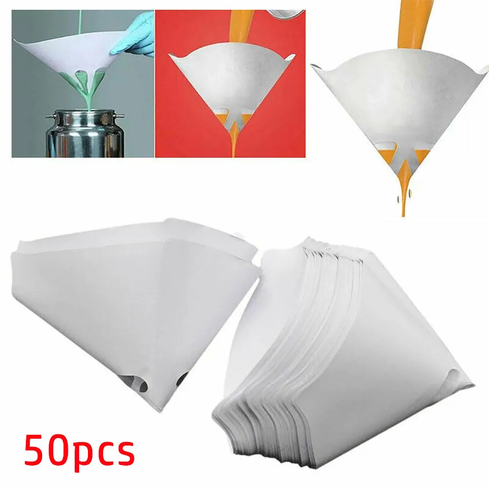 50 Pack of Premium Quality Paint Strainers with 190 Mu Nylon Mesh Suitable for Both Water and Oil Based Paints
50 Pack of Premium Quality Paint Strainers with 190 Mu Nylon Mesh Suitable for Both Water and Oil Based Paints
