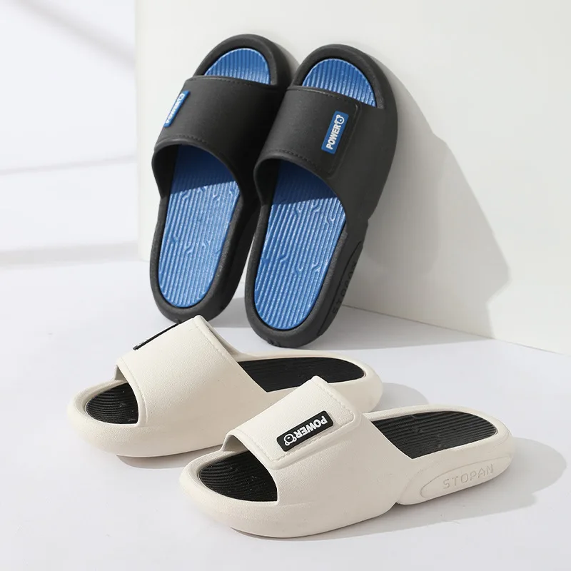 

Summer New Slippers Men Women Fashion Trend Cartoon Sandals Thick Soles Non-slip Bathroom Slipper Casual Indoor Outdoor Couples