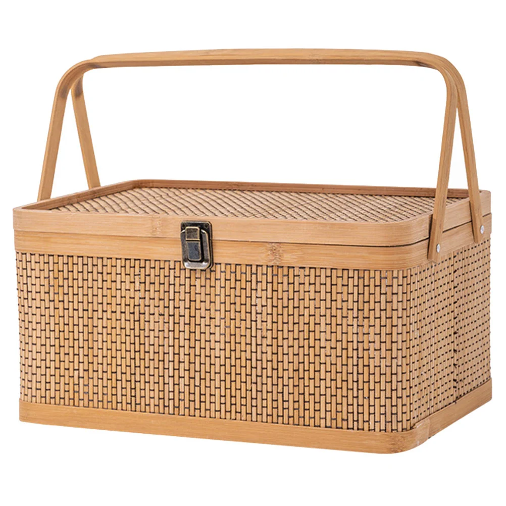 Woodchip Picnic Basket Woven Storage Basket Empty Wicker Basket Rattan Egg Container Organizer Bins Moon Cake Box 2
Woodchip Picnic Basket Woven Storage Basket Empty Wicker Basket Rattan Egg Container Organizer Bins Moon Cake Box 2