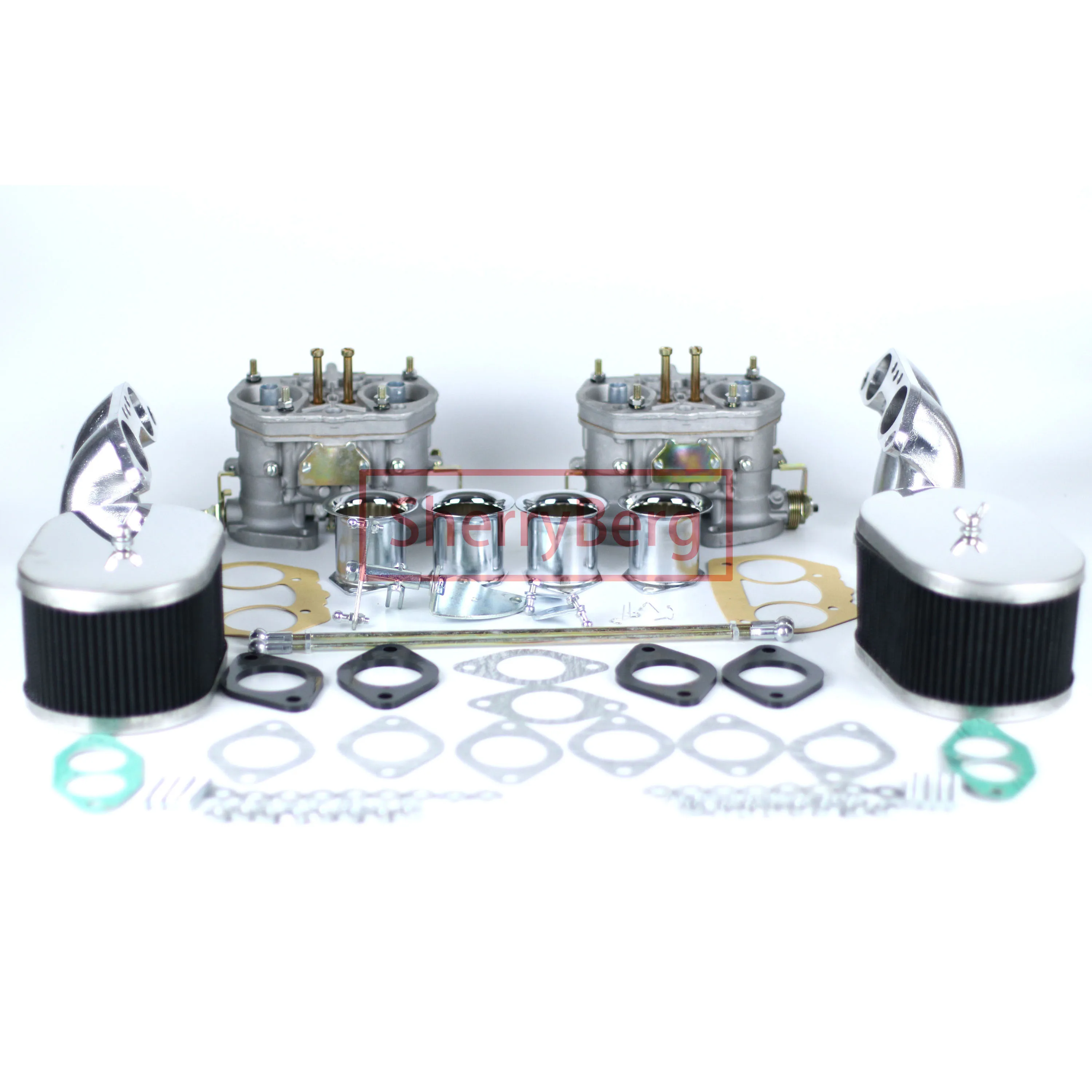 SherryBerg Dual Carb Kit 48 мм 48IDF карбюраторы, соединение коллектора, воздушные фильтры IDF для Porsche 914 VW Weber Empi Hpmx Тип 4 T4
SherryBerg Dual Carb Kit 48 мм 48IDF карбюраторы, соединение коллектора, воздушные фильтры IDF для Porsche 914 VW Weber Empi Hpmx Тип 4 T4