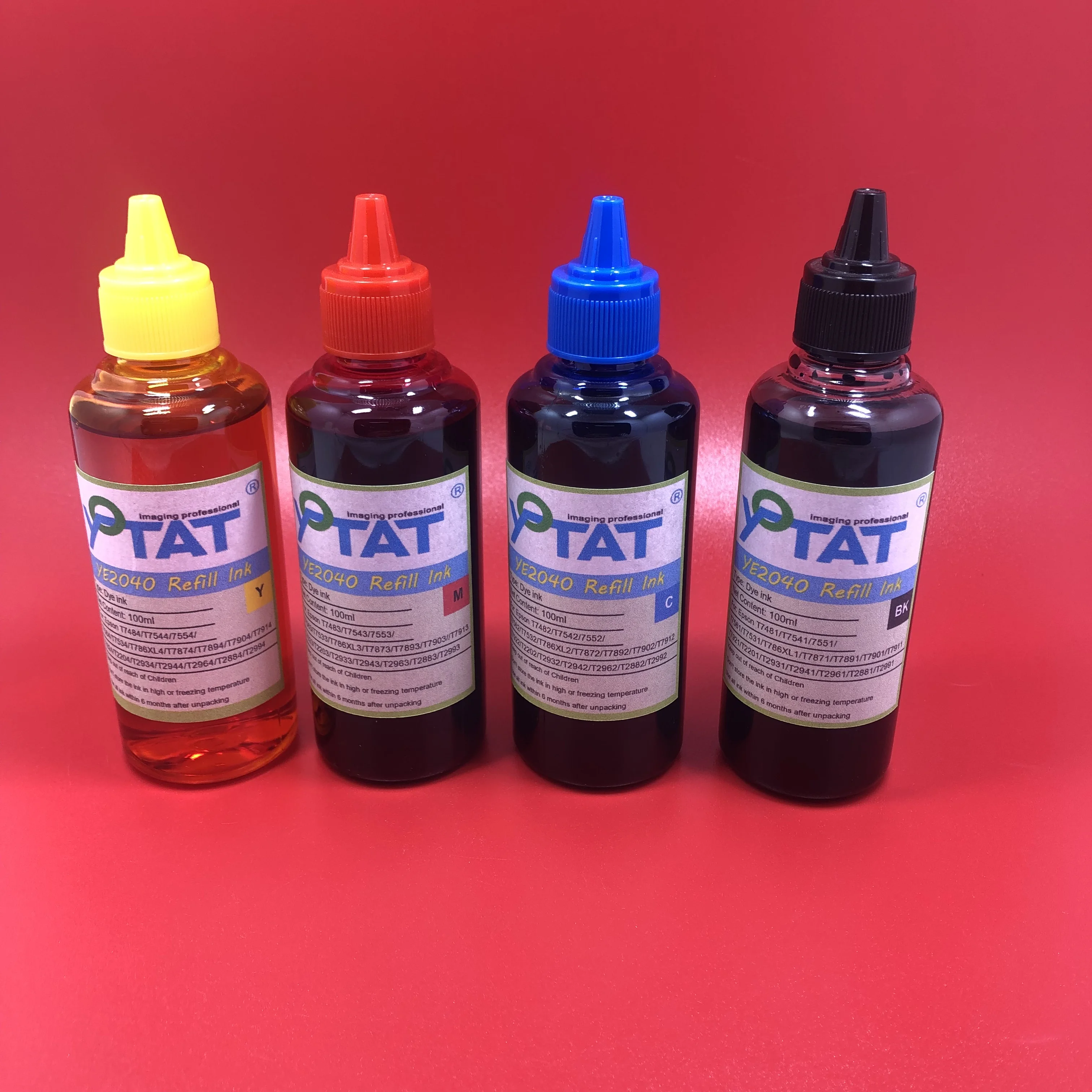 100ml Refill Dye Ink for Epson T7481 T7541 T7551 T7531 T7891 T7901 T7911 T2201 T2941 T2991 WF-4630DWF WF-4640DTWF WF-5110DW
100ml Refill Dye Ink for Epson T7481 T7541 T7551 T7531 T7891 T7901 T7911 T2201 T2941 T2991 WF-4630DWF WF-4640DTWF WF-5110DW