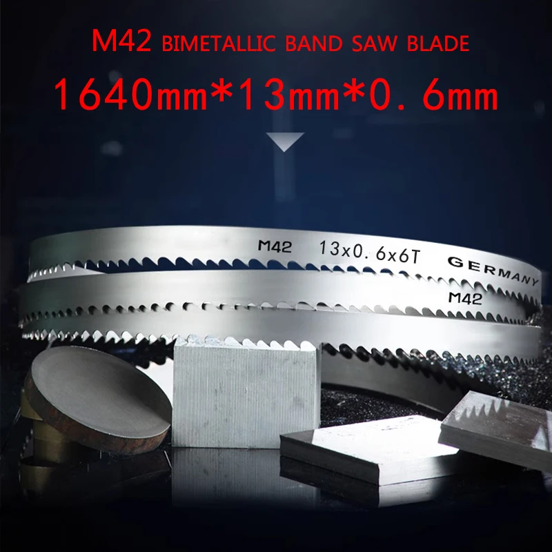 

（Customizable）1/2/3Pcs High Quality M42 Saw Blade for Cutting Metal 1640x13x0.6x6/6-10/10/8-12/14/14-18/24Tpi Multi-Tooth Pitch