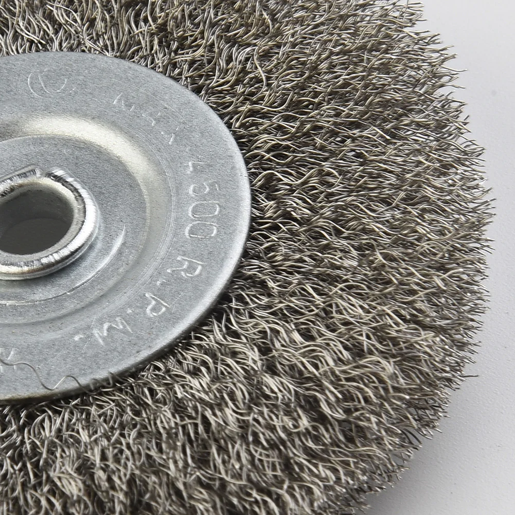 3" Wire Brush 72mm Fine Wire Brush Wheel Stainless Steel Wire Wheel For Bench Grinder For Deburring Easy To Use Durable In Use
3" Wire Brush 72mm Fine Wire Brush Wheel Stainless Steel Wire Wheel For Bench Grinder For Deburring Easy To Use Durable In Use