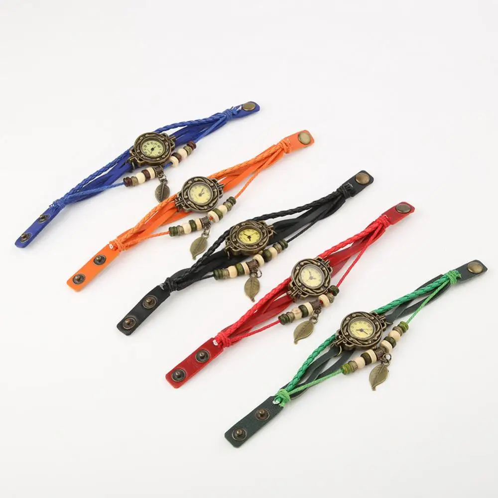 Women's Casual Vintage Multilayer Butterfly Faux Leather Bracelet Wrist Watch Ladies Female Clock Montre Femme Relogios
Women's Casual Vintage Multilayer Butterfly Faux Leather Bracelet Wrist Watch Ladies Female Clock Montre Femme Relogios