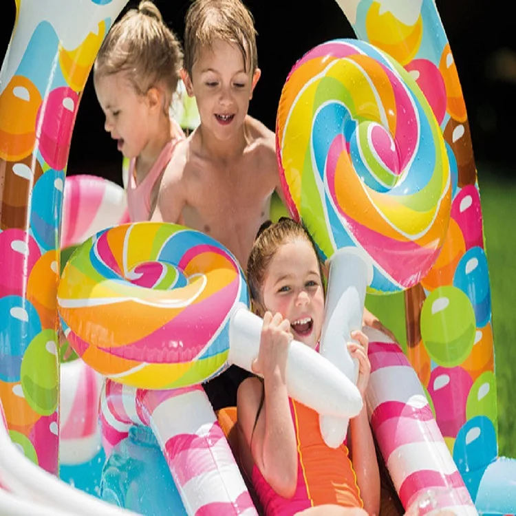 Inflatable Play Center Water Park Inflatable Swimming Pool Slides Intex Candy Zone Play Center
Inflatable Play Center Water Park Inflatable Swimming Pool Slides Intex Candy Zone Play Center