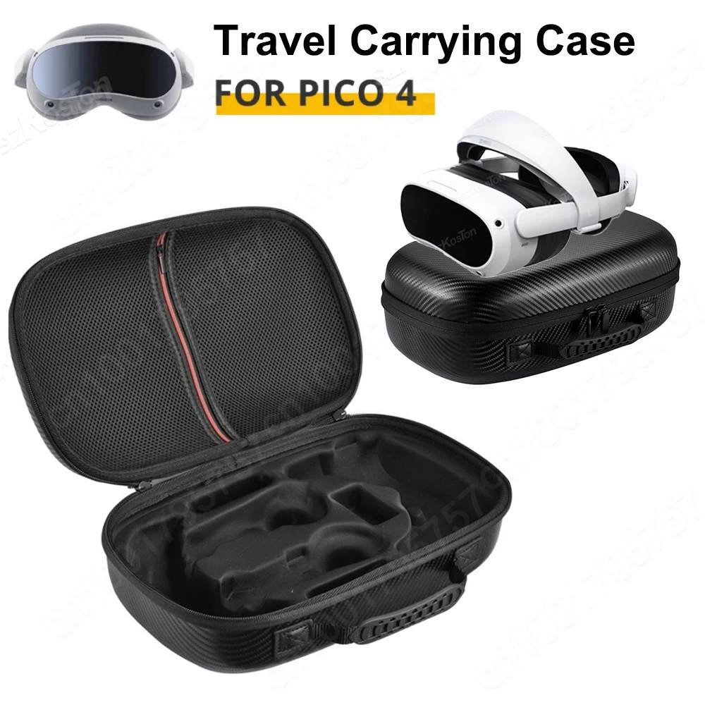 Carrying Case for Pico 4 VR Headset waterproof Travel Storage Bag EVA Portable Box Protective Cover for PICO 4 VR Accessories
Carrying Case for Pico 4 VR Headset waterproof Travel Storage Bag EVA Portable Box Protective Cover for PICO 4 VR Accessories