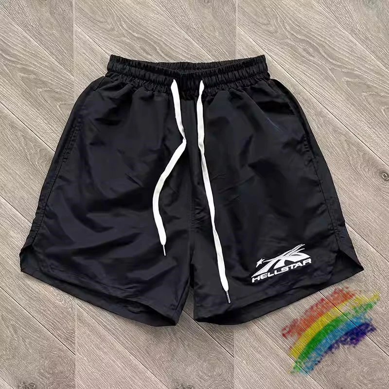 Embroidery Hellstar Studios Black Shorts Men Women Drawstring Oversize Breeches
Embroidery Hellstar Studios Black Shorts Men Women Drawstring Oversize Breeches