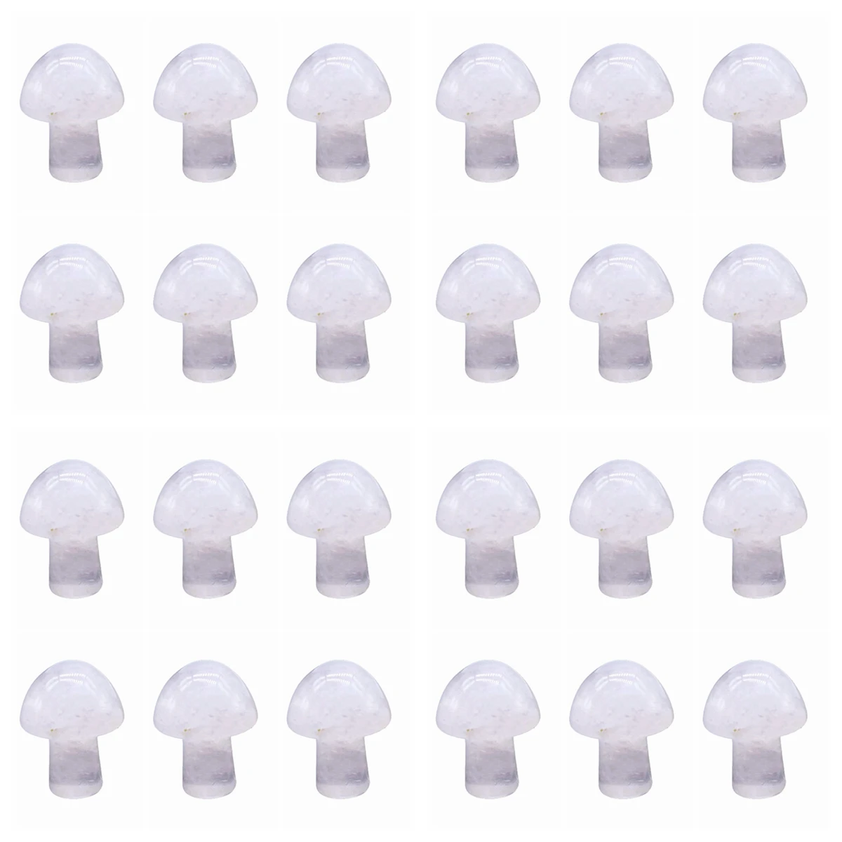 24PCS Rose Quartz Mushroom Sculpture Decor 20MM Mini Crystal for DIY Meditation Balancing Home Flower Pot Decoration
24PCS Rose Quartz Mushroom Sculpture Decor 20MM Mini Crystal for DIY Meditation Balancing Home Flower Pot Decoration