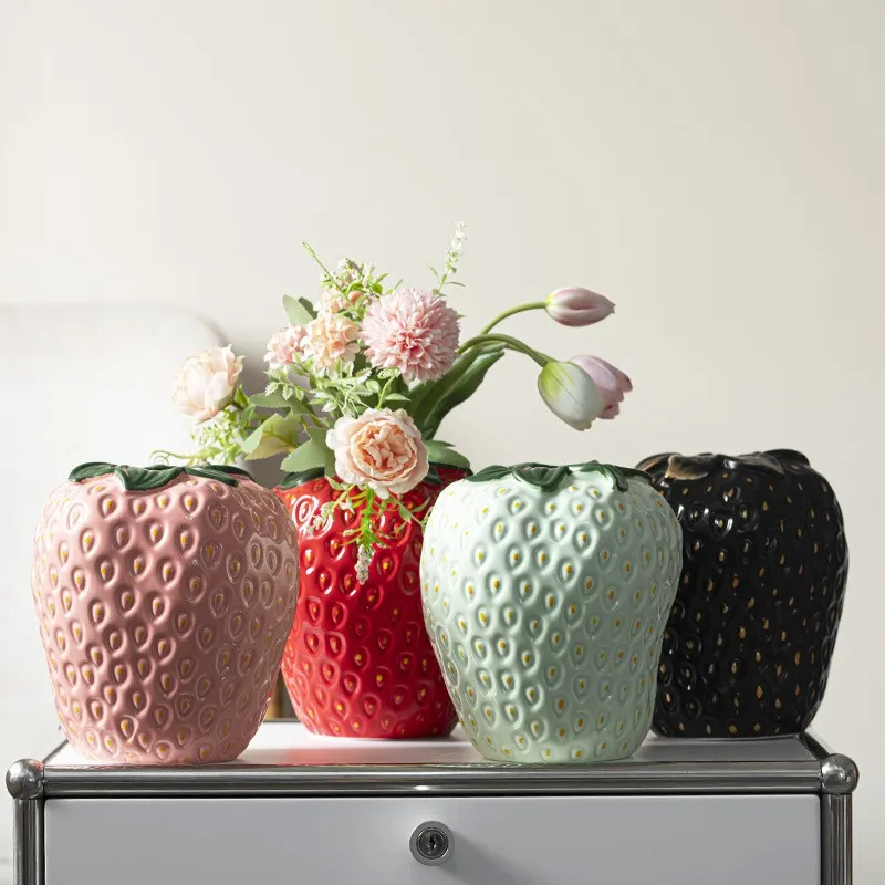 

Керамическая гидропонная ваза для клубники, современный домашний декоративный цветочный горшок разных цветов, популярный тип, декор для комнаты