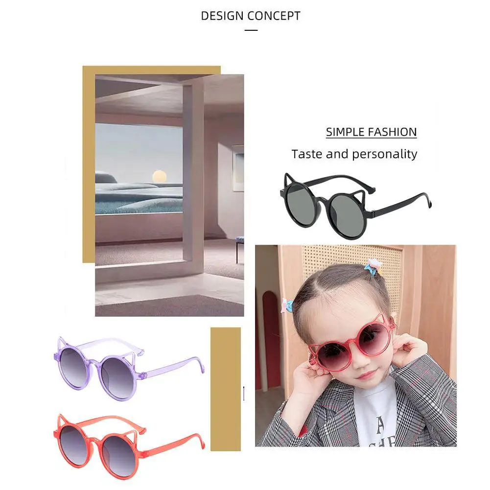 1PCS Kids Sunglasses Cute Cartoon Cat Ears Sunglasses Vintage Lovely Sun Children Protection Protecti Classic Sunglasses Ou F4D9
1PCS Kids Sunglasses Cute Cartoon Cat Ears Sunglasses Vintage Lovely Sun Children Protection Protecti Classic Sunglasses Ou F4D9