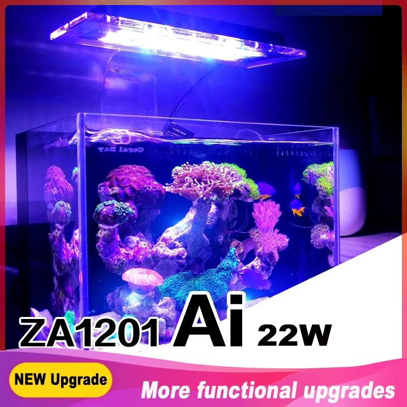 

Zetlight AQUQ WIFI светодиодный ZA1201AI лампа полного спектра для морских кораллов с управлением через приложение SPS LPS LE