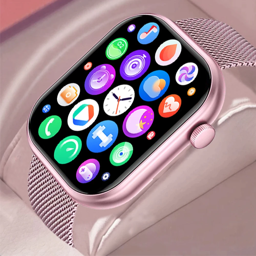 Женские умные часы с сенсорным экраном 2,01 дюйма, водонепроницаемые спортивные Смарт-часы с поддержкой Bluetooth и функцией отслеживания звонков в различных играх, 2024
Женские умные часы с сенсорным экраном 2,01 дюйма, водонепроницаемые спортивные Смарт-часы с поддержкой Bluetooth и функцией отслеживания звонков в различных играх, 2024