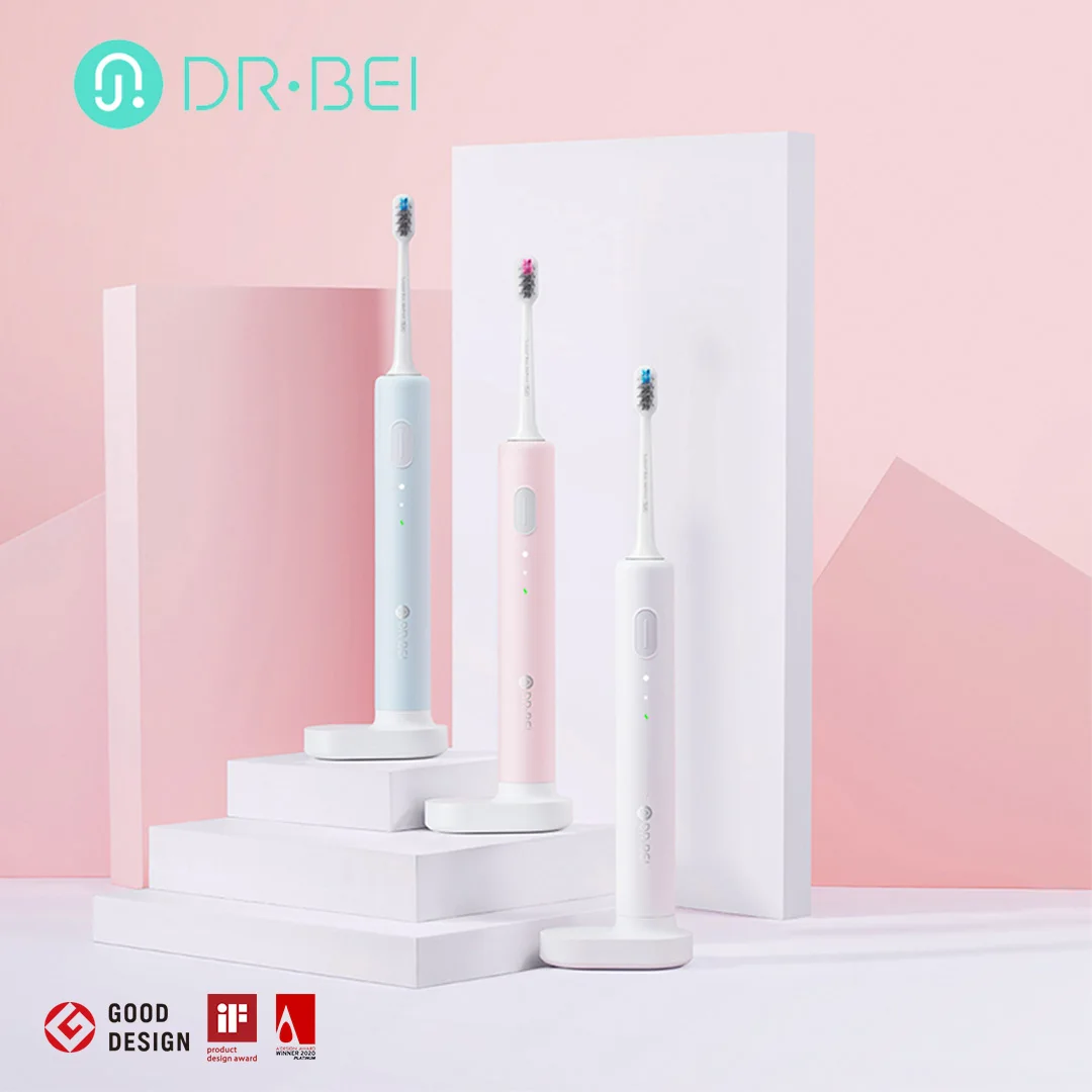 

DR.BEI C1 Sonic Electric Toothbrush Rechargeable Waterproof Wireless Portable Ultrasonic Whitening Toothbrush Travel Brush