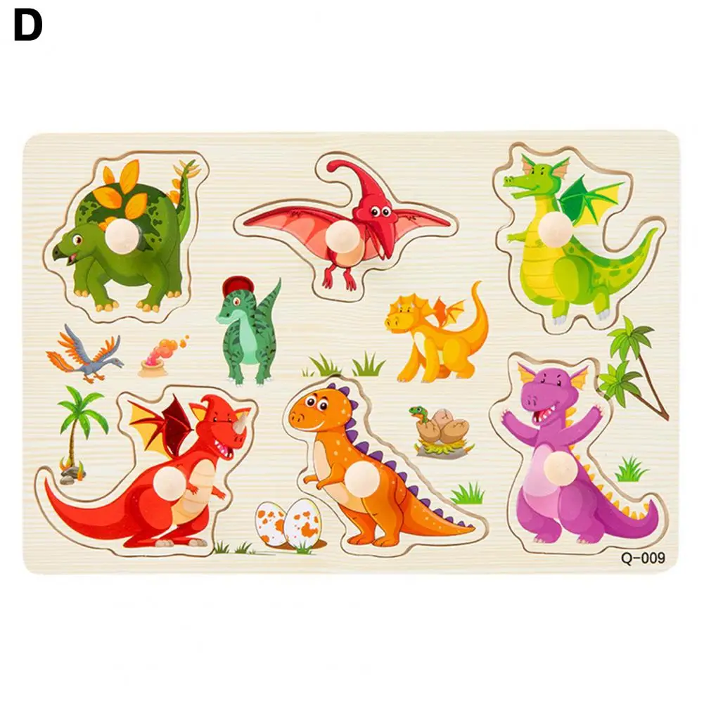 

Sea Creature Pattern Wooden Peg Educational Wooden Peg Puzzle Set for Toddlers Colorful Shape Board Sea Creature Fruit Pattern