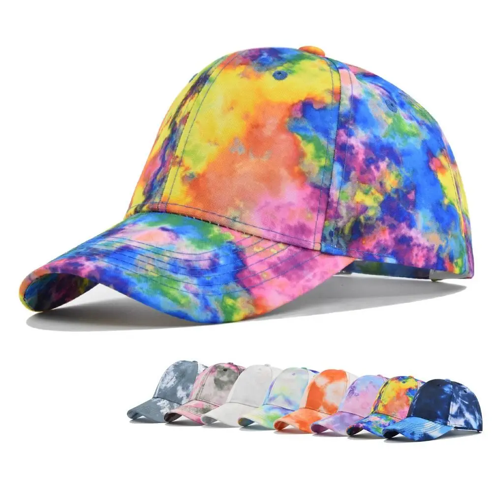 Cotton Baseball Cap Fashion Hip-hop Tie Dye Print Peaked Cap Multicolor Adjustable Trucker Hats Outdoor
Cotton Baseball Cap Fashion Hip-hop Tie Dye Print Peaked Cap Multicolor Adjustable Trucker Hats Outdoor