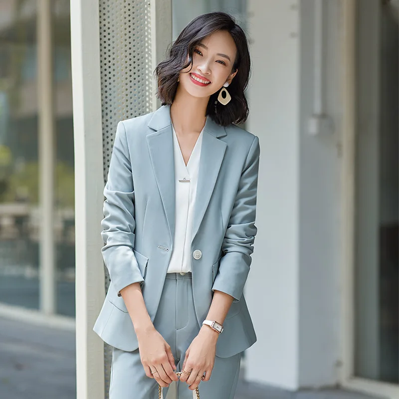 Women's Suit 2 Pieces Professional Business Temperament Korean Suitable Commuting Shopping Work Clothes Jacket With Pants
Women's Suit 2 Pieces Professional Business Temperament Korean Suitable Commuting Shopping Work Clothes Jacket With Pants