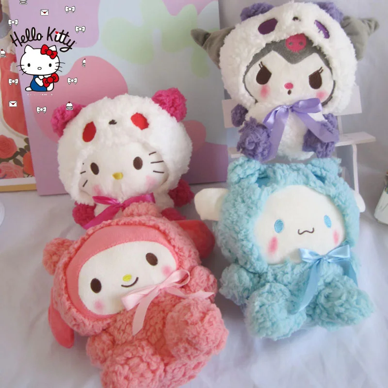 Sanrio Kuromi My Melody Doll Panda Cross Dressing Doll Kawaii New Pattern Originality Fashion Niche Sending Friends Off
Sanrio Kuromi My Melody Doll Panda Cross Dressing Doll Kawaii New Pattern Originality Fashion Niche Sending Friends Off