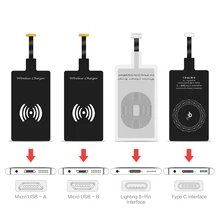 Micro USB Type C Universal Fast Wireless Charger adapter For Samsung huawei For iPhone For Android Qi Wireless Charging Receiver
Micro USB Type C Universal Fast Wireless Charger adapter For Samsung huawei For iPhone For Android Qi Wireless Charging Receiver