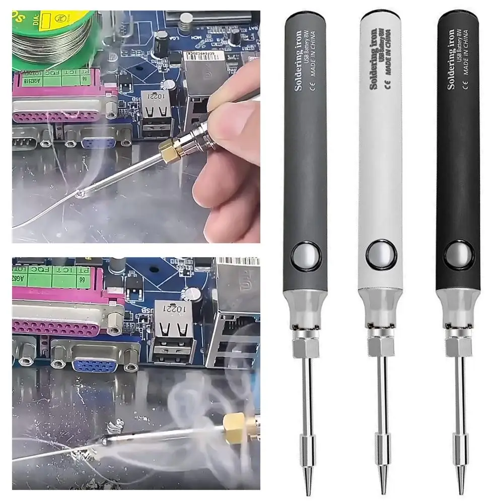 5V 8-10W 900mAh Wireless Soldering Iron Kit Lithium Portable Pencil Battery Iron Electric Soldering Mini Iron Radio P6A2
5V 8-10W 900mAh Wireless Soldering Iron Kit Lithium Portable Pencil Battery Iron Electric Soldering Mini Iron Radio P6A2