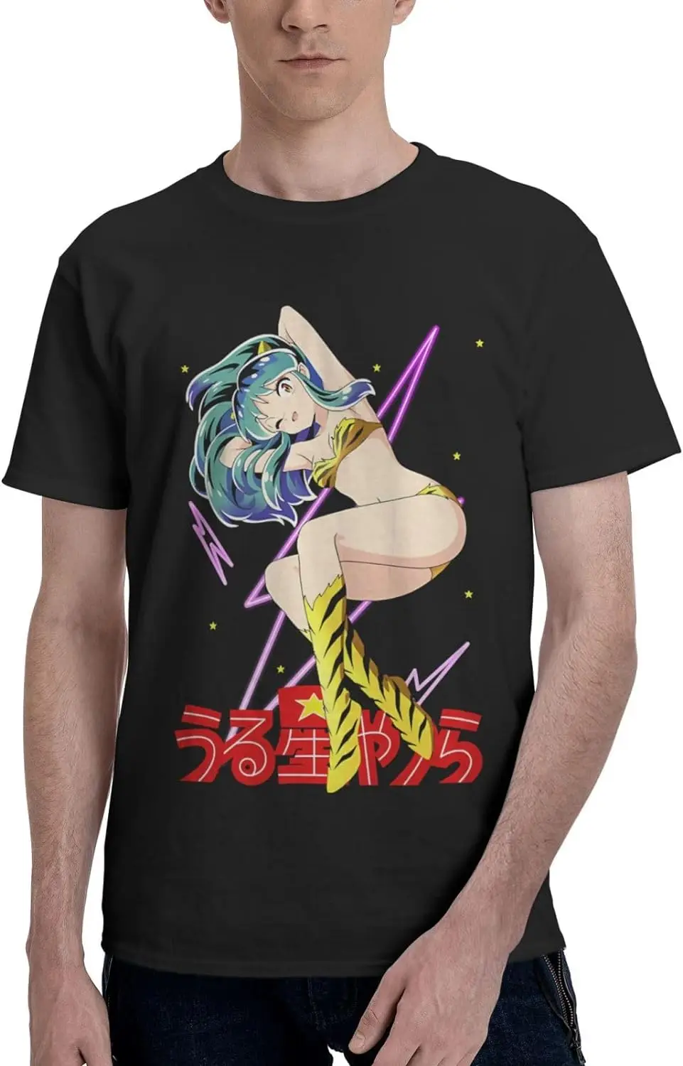 Anime Urusei Yatsura T Shirt Men's Summer Round Neck Tops Casual Short Sleeves Tee Black
Anime Urusei Yatsura T Shirt Men's Summer Round Neck Tops Casual Short Sleeves Tee Black