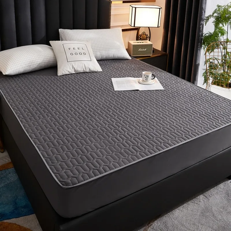 Waterproof Mattress Cover Quilted Latex Mat Bed Covers Pad Skin-Friendly Fitted Sheet Mattress Protector Thicken Bed Cover
Waterproof Mattress Cover Quilted Latex Mat Bed Covers Pad Skin-Friendly Fitted Sheet Mattress Protector Thicken Bed Cover