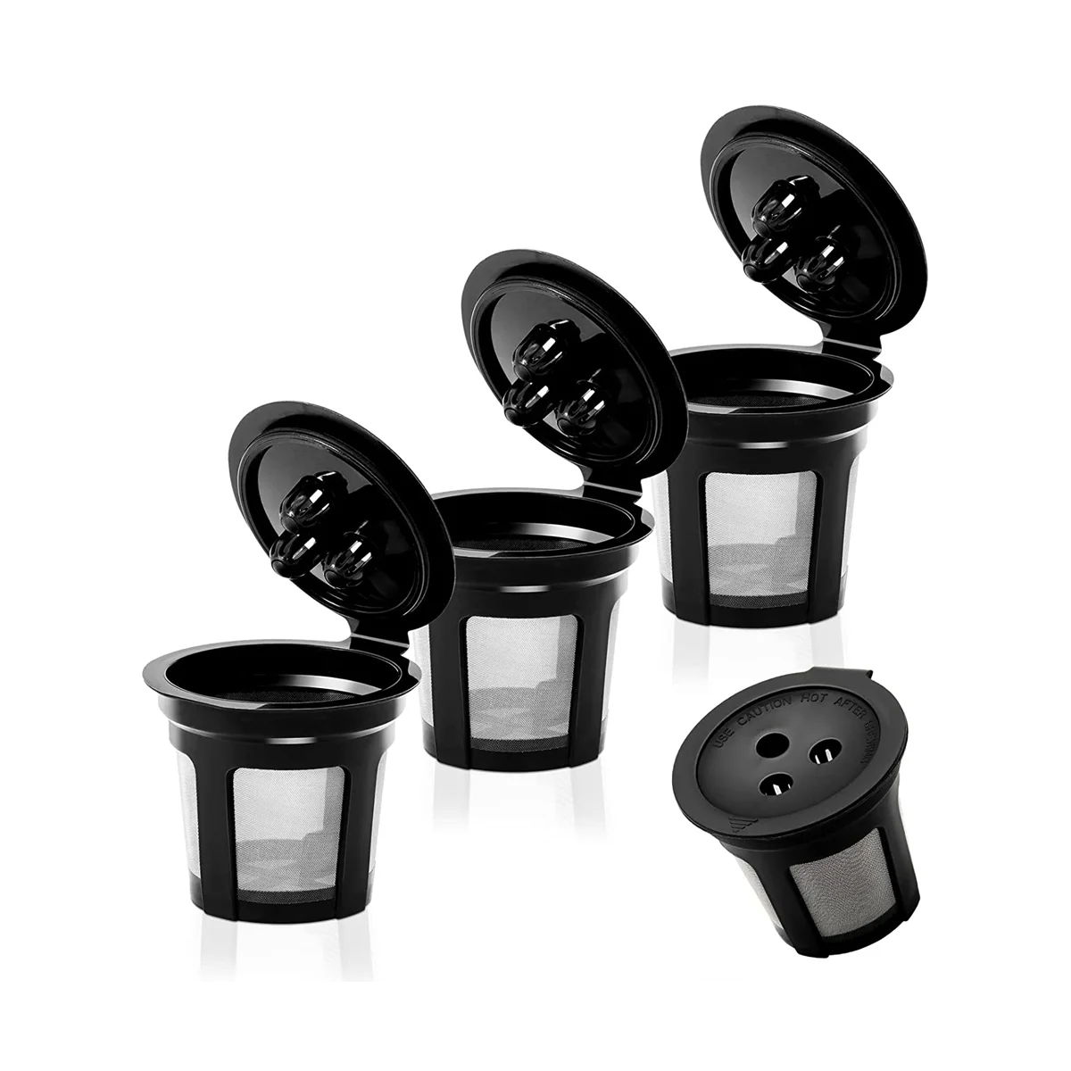 4 Pack K Cup Reusable Pods for Ninja Dual Brew Coffee Maker, Reusable K Pod Permanent K Cups Coffee Accessories
4 Pack K Cup Reusable Pods for Ninja Dual Brew Coffee Maker, Reusable K Pod Permanent K Cups Coffee Accessories