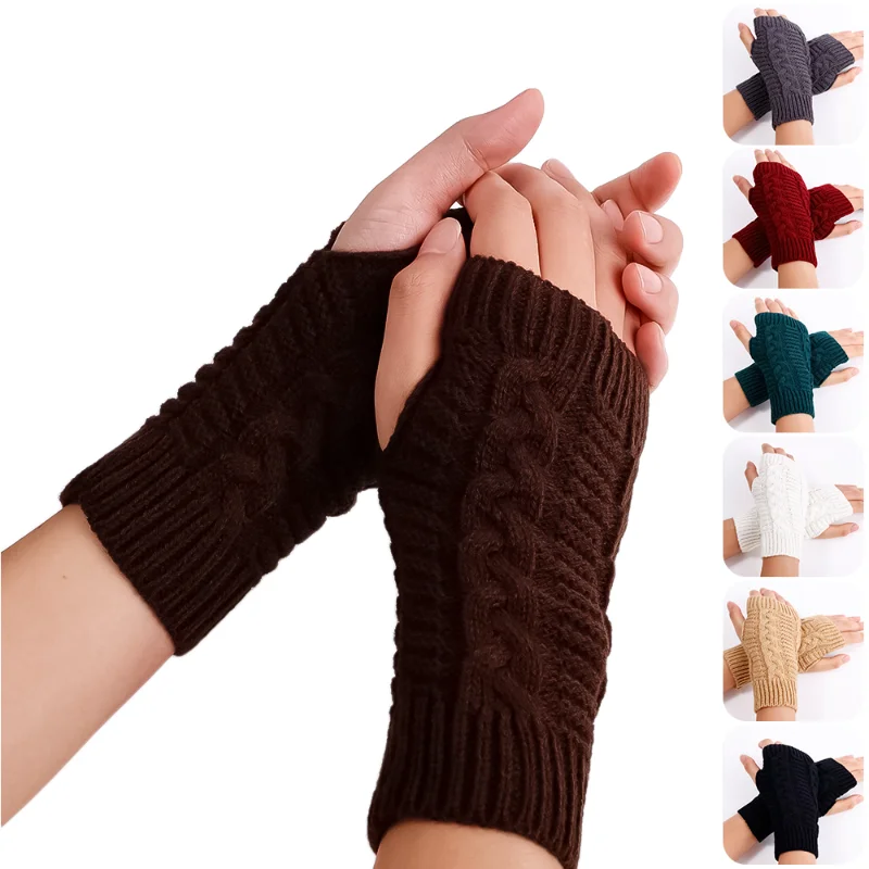 Women Knitting Fingerless Gloves Stylish Hand Warmer Winter Gloves Arm Crochet Faux Wool Mitten Warm Gants Femme Women Gloves
Women Knitting Fingerless Gloves Stylish Hand Warmer Winter Gloves Arm Crochet Faux Wool Mitten Warm Gants Femme Women Gloves