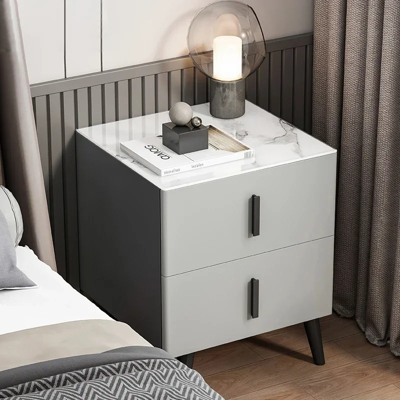 

Ночные столики для хранения в скандинавском стиле, роскошный прикроватный столик для гостиной с выдвижным ящиком, дизайнерская мебель