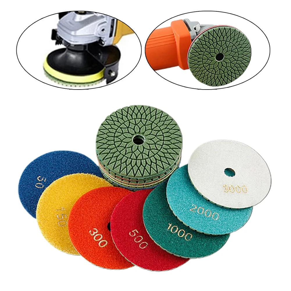 Diamond Polishing Pads 100mm Wet Polishing Pad For Granite Stone Concrete Marble Polishing Use Grinding Discs Power Tools
Diamond Polishing Pads 100mm Wet Polishing Pad For Granite Stone Concrete Marble Polishing Use Grinding Discs Power Tools