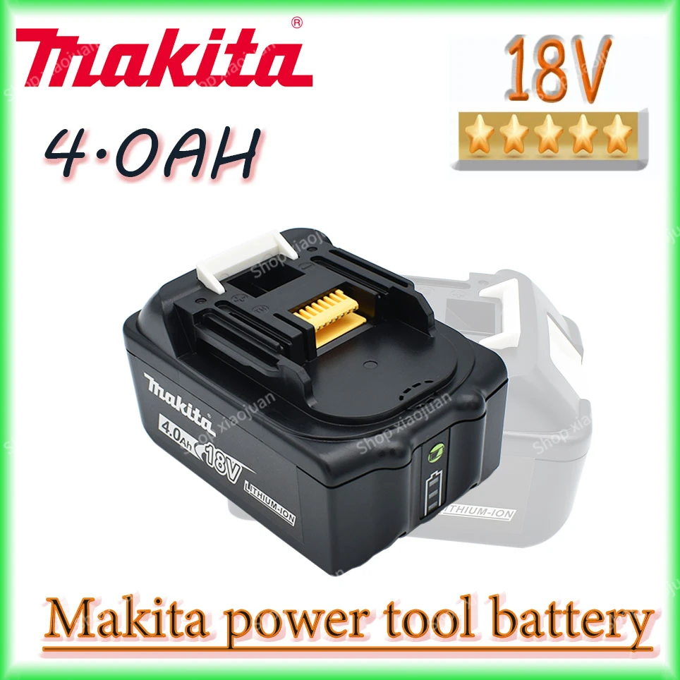 Makita 18V 4.0AH BL1860 Rechargeable Battery 18V 4000mAh Lithium Ion Makita 18v Battery BL1840 BL1850 BL1830 BL1860B LXT400
Makita 18V 4.0AH BL1860 Rechargeable Battery 18V 4000mAh Lithium Ion Makita 18v Battery BL1840 BL1850 BL1830 BL1860B LXT400