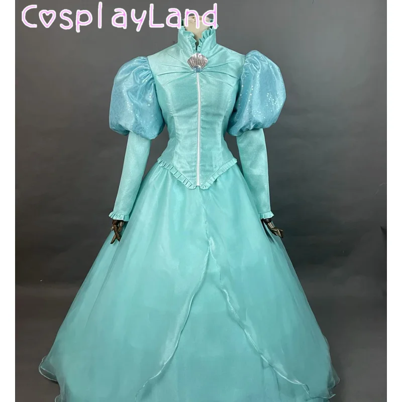 Princess Ariel Cosplay Costume Halloween Fancy Dress Mermaid Women Dress Custom Made Sequins Lace Up Gown Suit Blue Party Dress
Princess Ariel Cosplay Costume Halloween Fancy Dress Mermaid Women Dress Custom Made Sequins Lace Up Gown Suit Blue Party Dress