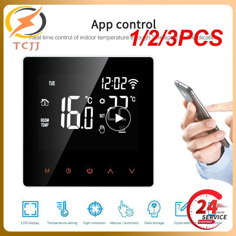 1/2/3PCS Tuya WiFi Smart Thermostat Temperature Controller for Electric floor Heating,Water/Gas Boiler Voice Work for
1/2/3PCS Tuya WiFi Smart Thermostat Temperature Controller for Electric floor Heating,Water/Gas Boiler Voice Work for