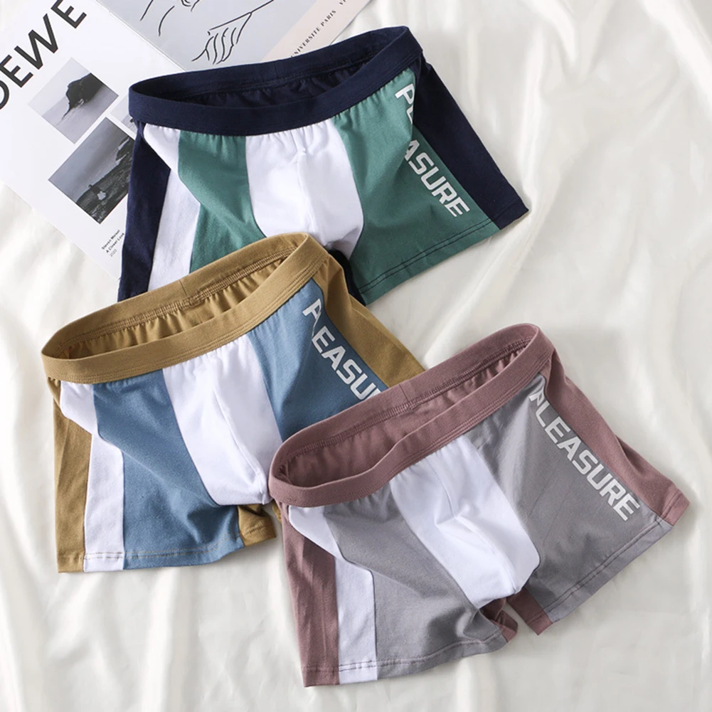 Hot Men Swimming Trunks Underwear Cotton Home Breath Hombre Slip Comfort Sexy Patchwork Boxer Briefs Panties Gifts For Men
Hot Men Swimming Trunks Underwear Cotton Home Breath Hombre Slip Comfort Sexy Patchwork Boxer Briefs Panties Gifts For Men