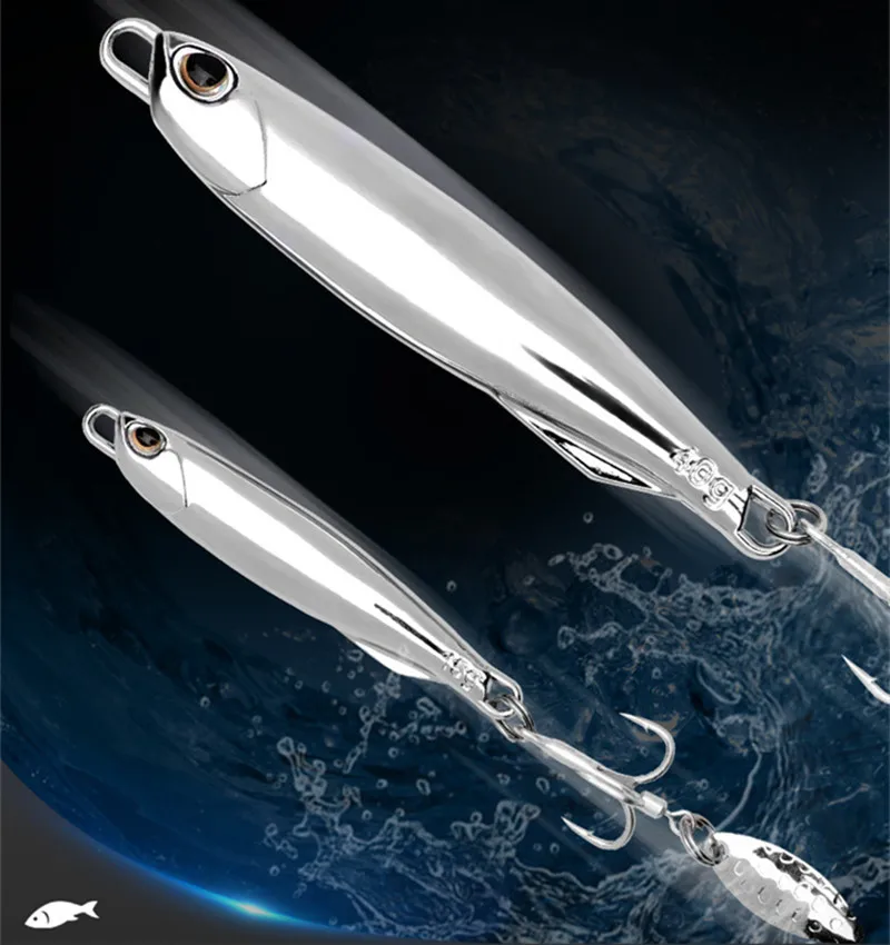 Ufishing 15g/20g/30g/40g Silver Spinnerbait 1Pcs/Lot Shore Cast Metal Jig For Fishing
Ufishing 15g/20g/30g/40g Silver Spinnerbait 1Pcs/Lot Shore Cast Metal Jig For Fishing