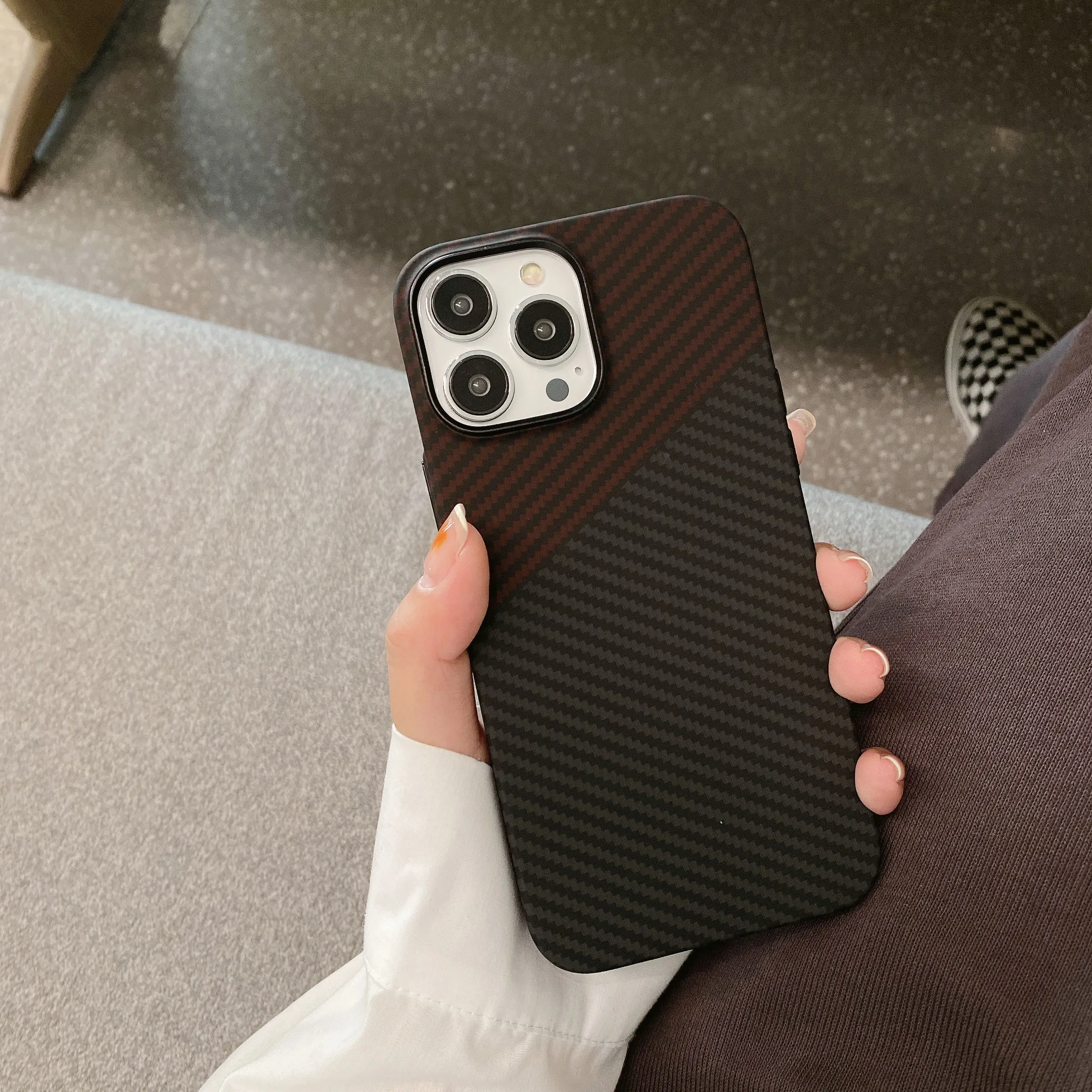 Carbon Fiber Texture protection for iPhone 12 13 Pro Max 11 14Pro Max 14Plus phone case shockproof hard PC plastic back cover
Carbon Fiber Texture protection for iPhone 12 13 Pro Max 11 14Pro Max 14Plus phone case shockproof hard PC plastic back cover