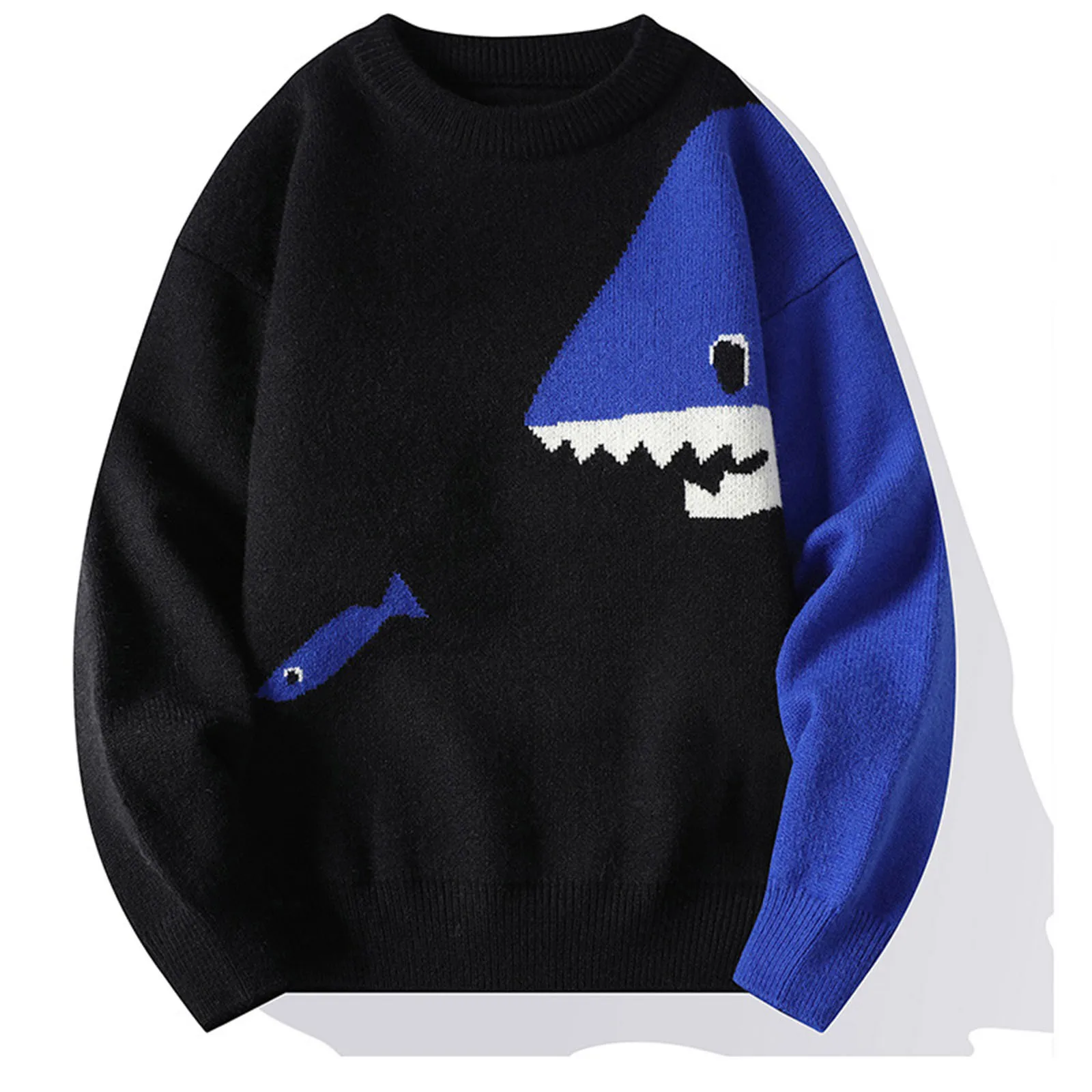 Mens Fashion Crewneck Cartoon Pullover Sweater Knitted Soft Winter Knit Warm Color Block Sweaters Jersey Outerwear Knitted Top
Mens Fashion Crewneck Cartoon Pullover Sweater Knitted Soft Winter Knit Warm Color Block Sweaters Jersey Outerwear Knitted Top