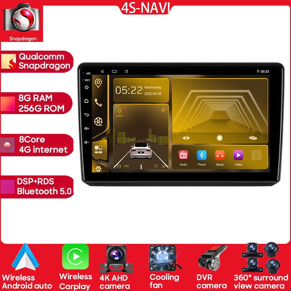 

Android Авто Qualcomm Snapdragon для Nissan Almera 3 G15 2012 - 2018 автомобильное радио мультимедийный видеоплеер GPS навигация Carplay