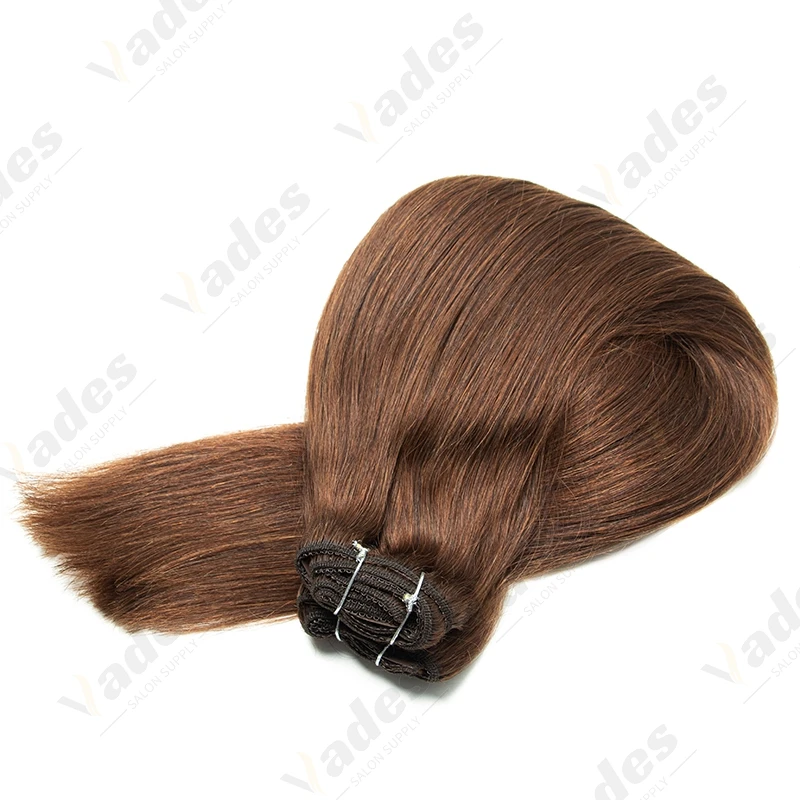 High Quality Straight Human Hair Clip In Hair Extensions for 100% Unprocessed Full Head Human Hair 6/Pcs with 16Clips 160-240G 5 S57b0cbc789644d209d37936f96109fb6a