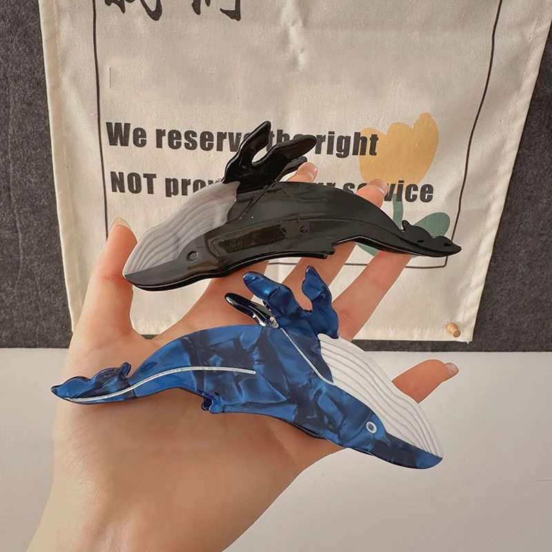 Blue Whale Hair Claw Acetate Hair Clips Popular Hair Catches Animal Hair Clip Cute Sea Creature Claw Clip Women Hair Accessories
Blue Whale Hair Claw Acetate Hair Clips Popular Hair Catches Animal Hair Clip Cute Sea Creature Claw Clip Women Hair Accessories