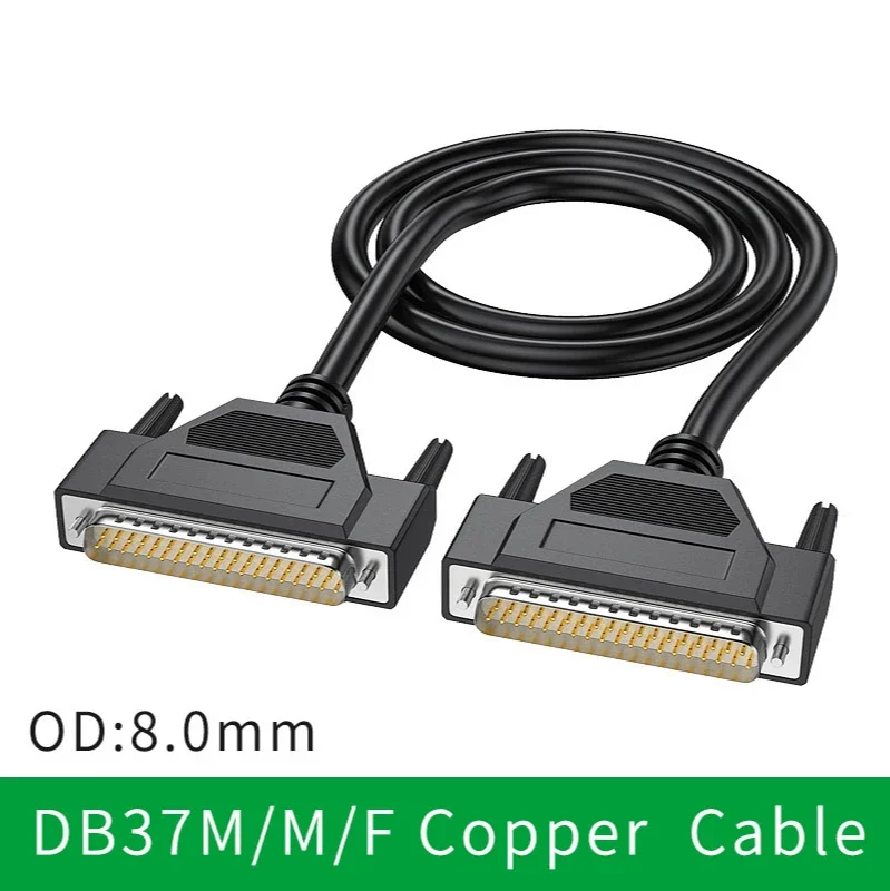 

Pure Copper DB37 Extension Cord Male To Male To Female 37-pin Cable Parallel Port Cable Serial Computer Monitor Data Cable