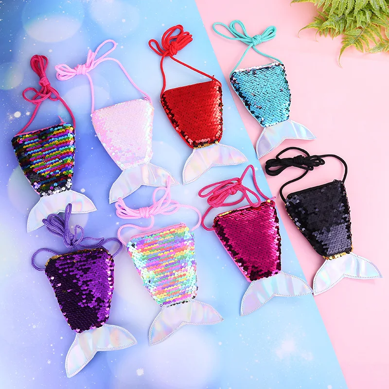 New mermaid tail diagonal bag creative children's one-shoulder sequined small satchel storage lanyard coin purse 2022
New mermaid tail diagonal bag creative children's one-shoulder sequined small satchel storage lanyard coin purse 2022