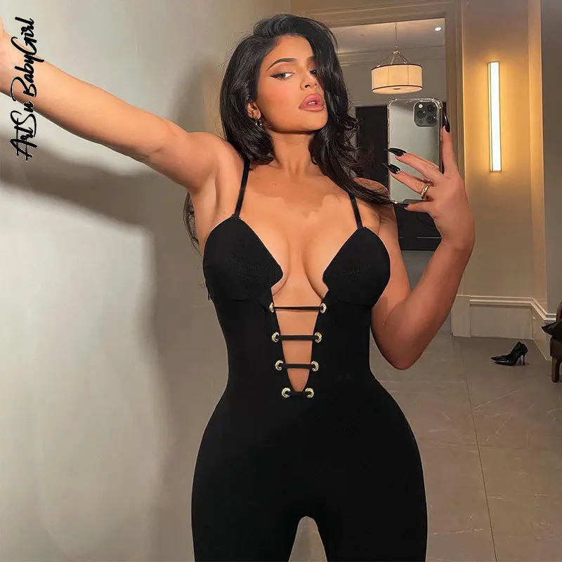 Sleeveless Jumpsuit One Piece Outfit Women Streetwear Y2k Summer Clothes Hight Waist Backless Skinny Jumpsuit Overalls for Women
Sleeveless Jumpsuit One Piece Outfit Women Streetwear Y2k Summer Clothes Hight Waist Backless Skinny Jumpsuit Overalls for Women