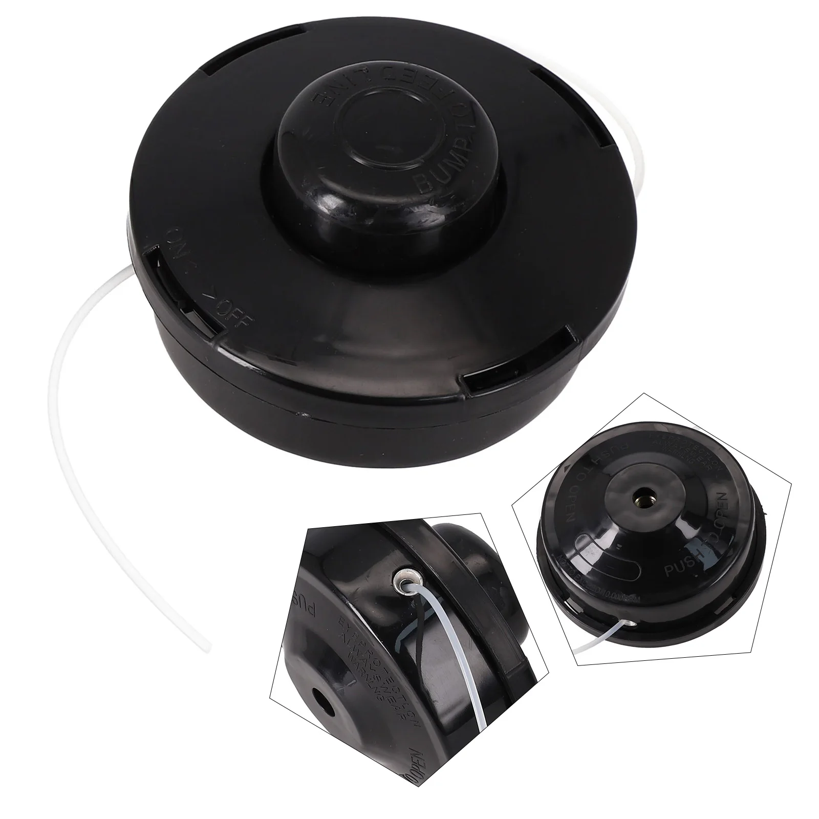 Replacement Trimmer Head Part Tool For Michigan/MTM/Bauholtz Black Hardened Plastic Lawnmower Brush cutters Useful
Replacement Trimmer Head Part Tool For Michigan/MTM/Bauholtz Black Hardened Plastic Lawnmower Brush cutters Useful