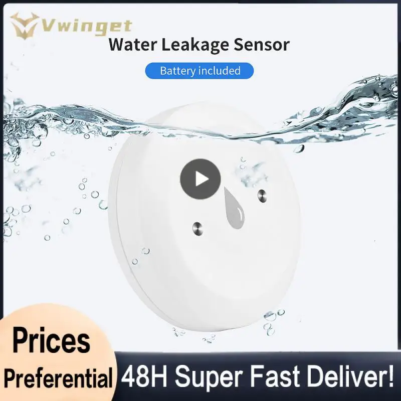 

Linkage Water Flood Leak Leakage Immersion Sensor Detector Overflow Waterproof Smart Home Security Protection