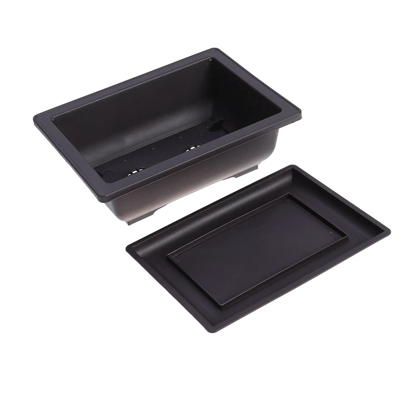 18 Packs Bonsai Training Pots With Tray Plastic Bonsai Plants Growing Pot For Garden Yard Living Room 22.5X16.5Cm
18 Packs Bonsai Training Pots With Tray Plastic Bonsai Plants Growing Pot For Garden Yard Living Room 22.5X16.5Cm