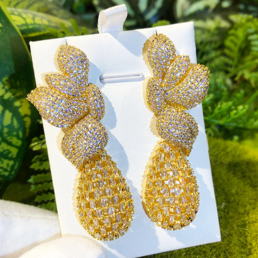 Missvikki New Luxury Original Design Dangle Earrings for Women Bridal Fashion Full Cubic Zirconia Pave Super Bridal Jewelry Gift
Missvikki New Luxury Original Design Dangle Earrings for Women Bridal Fashion Full Cubic Zirconia Pave Super Bridal Jewelry Gift