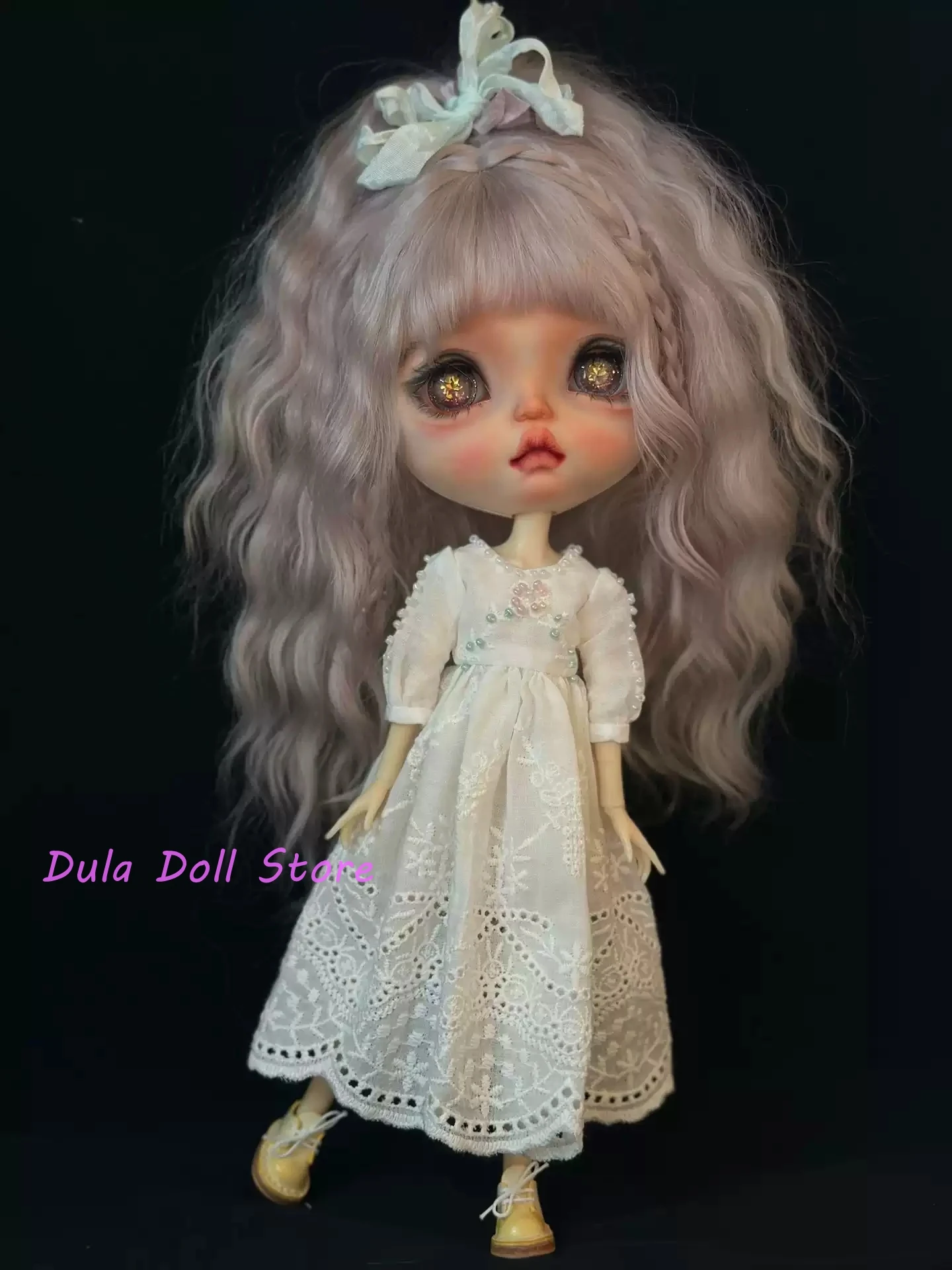 

Одежда для куклы Dula платье вышитая юбка с вырезами Blythe ob24 ob22 Azone Licca ICY jerfish 1/6 аксессуары для кукол Bjd